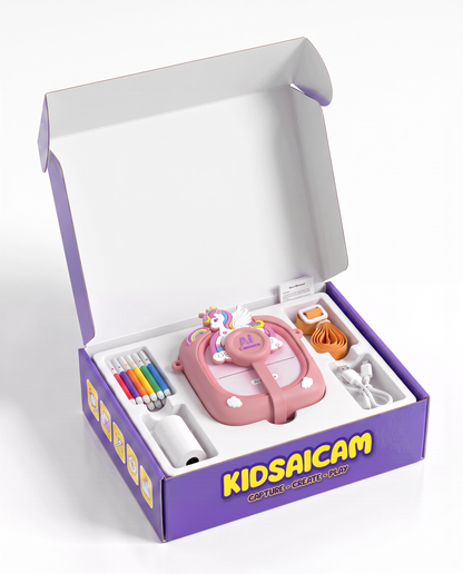 KIDSAICAM what's in the box - Pink Unicorn
