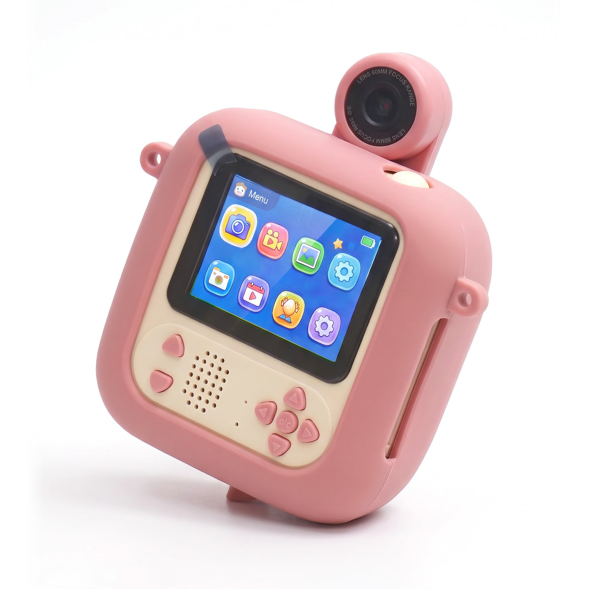 KIDSAICAM selfie mode with flip lens - Pink Unicorn