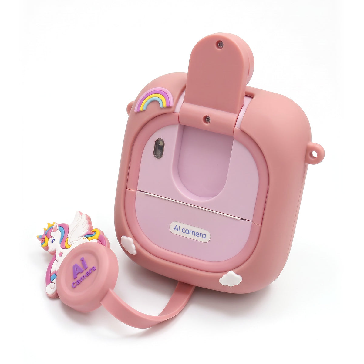 KIDSAICAM flip lens - Pink Unicorn
