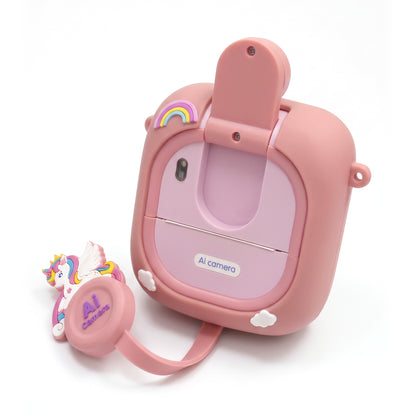 KIDSAICAM flip lens - Pink Unicorn